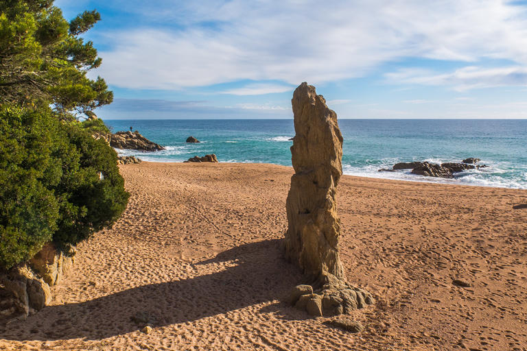 Cavall Bernat y paisaje costero de Platja d'Aro